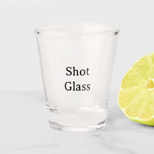 Erstellen Sie Ihr eigenes einfaches benutzerdefini Schnapsglas (Vorderseite)