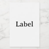 Erstellen Sie Ihr eigenes einfaches benutzerdefini Weinetikett (Einzelnes Label)