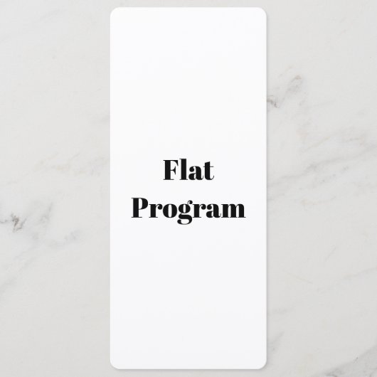 Erstellen Sie Ihr eigenes einfaches Geschäft 4" x  Programm (Vorderseite)