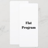 Erstellen Sie Ihr eigenes einfaches Geschäft 4" x  Programm (Vorne/Hinten)