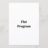 Erstellen Sie Ihr eigenes einfaches Geschäft 5" x  Programm (Vorderseite)