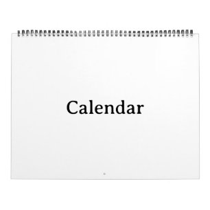 Erstellen Sie Ihr eigenes einfaches großes Format Kalender