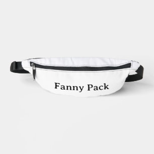 Erstellen Sie Ihr eigenes einfaches individuelles Bauchtasche