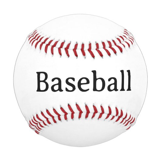 Erstellen Sie Ihr eigenes einfaches Maßdesign Baseball (Vorderseite)