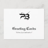 Erstellen Sie Ihr eigenes einfaches Professionelle Postkarte (Vorderseite)