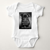 Erstellen Sie Ihr eigenes einfaches Single-Foto un Baby Strampler (Vorderseite)