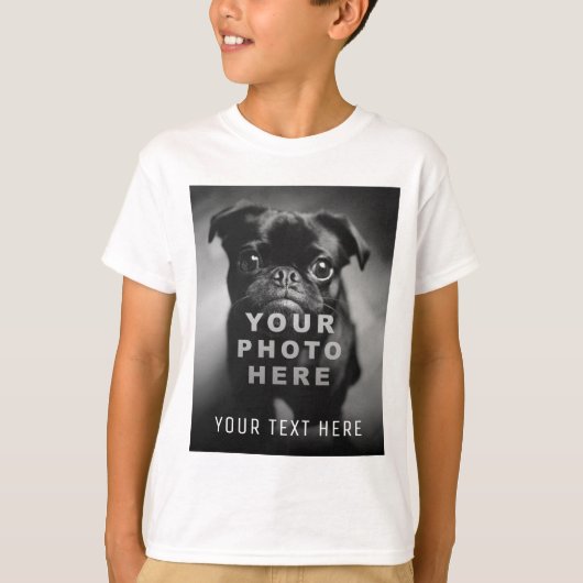 Erstellen Sie Ihr eigenes einfaches Single-Foto un T-Shirt (Vorderseite)