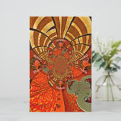 Erstellen Sie Ihr eigenes einzigartiges afrikanisc Briefpapier (Stehend Vorderseite)