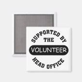 Erstellen Sie Ihr eigenes, einzigartiges freiwilli Magnet (Vorderseite/Rückseite)