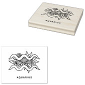 Erstellen Sie Ihr eigenes elegantes Aquarius Zodia Gummistempel (Stempel)
