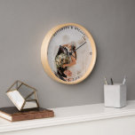 Erstellen Sie Ihr eigenes elegantes Foto zum Hochz Uhr<br><div class="desc">Erstellen Sie Ihr eigenes elegantes Foto zum Hochzeitstag Große Uhr</div>
