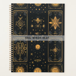 Erstellen Sie Ihr eigenes elegantes Gold Mystical  Planer