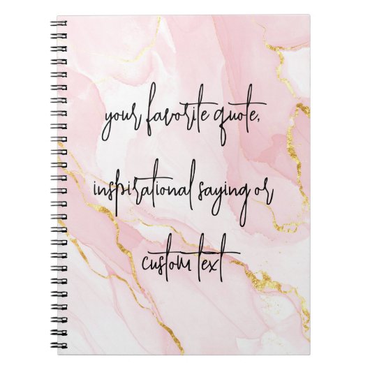 Erstellen Sie Ihr eigenes elegantes, modernes Ange Notizblock (Vorderseite)