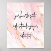 Erstellen Sie Ihr eigenes elegantes, modernes Ange Poster (Vorne)