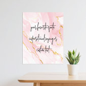 Erstellen Sie Ihr eigenes elegantes, modernes Ange Poster