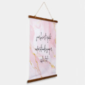 Erstellen Sie Ihr eigenes elegantes, modernes Ange Wandteppich Mit Holzrahmen (Gewinkelt)