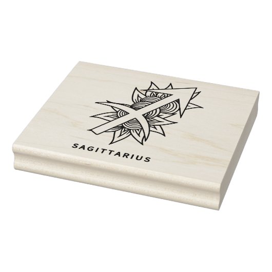 Erstellen Sie Ihr eigenes elegantes Sagittarius Zo Gummistempel (Stempel)