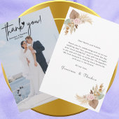 Erstellen Sie Ihr eigenes elegantes Script-Foto Ho Dankeskarte