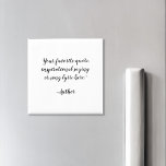Erstellen Sie Ihr eigenes elegantes Skript-individ Magnet<br><div class="desc">Erstellen Sie Ihren eigenen Anführungsmagnet. Features minimalistisch elegante Skripttypografie.</div>