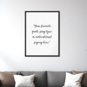 Erstellen Sie Ihr eigenes elegantes Skript-individ Poster