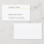 Erstellen Sie Ihr eigenes elegantes Sleek Company Visitenkarte (Vorne/Hinten)