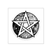 Erstellen Sie Ihr eigenes elementares Pentagramm Gummistempel (Prägung)