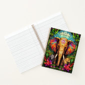 Erstellen Sie Ihr eigenes Elephant-Notebook mit Bl Notizblock (Innenseite)