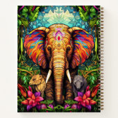 Erstellen Sie Ihr eigenes Elephant-Notebook mit Bl Notizblock (Rückseite)