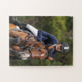 Erstellen Sie Ihr eigenes equestrisches Pferdefoto Puzzle (Horizontal)