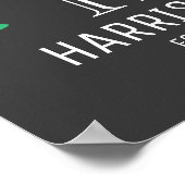 Erstellen Sie Ihr eigenes erstes Vatertag-Foto Poster (Ecke)