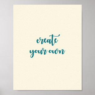 Erstellen Sie Ihr eigenes Fab Fun Shower Poster