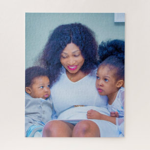 Erstellen Sie Ihr eigenes Familien-Kinder-Foto Puzzle