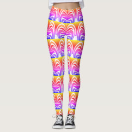 Erstellen Sie Ihr eigenes farbenfrohes Frauendesig Leggings