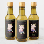 Erstellen Sie Ihr eigenes farbenfrohes Ganesh-Flut Weinetikett (Flaschen)