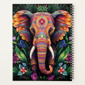 Erstellen Sie Ihr eigenes farbiges Elefantentotem Planer (Rückseite)