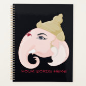 Erstellen Sie Ihr eigenes farbiges Ganesh-Profil Planer (Vorderseite)