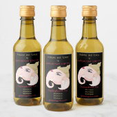 Erstellen Sie Ihr eigenes farbiges Ganesh-Profil Weinetikett (Flaschen)