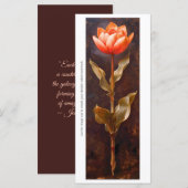 Erstellen Sie Ihr eigenes farbiges Orange Tulip-Le (Vorne/Hinten)