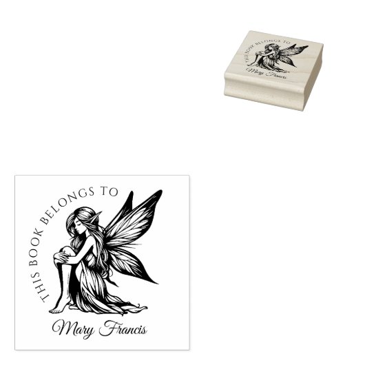 Erstellen Sie Ihr eigenes Feenbuch Gummistempel (Stempel)