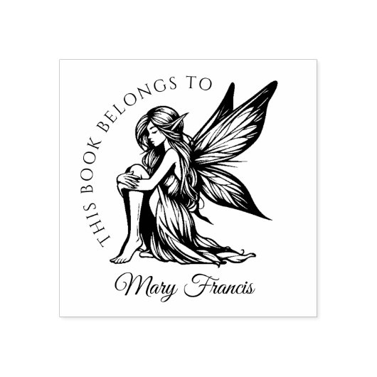 Erstellen Sie Ihr eigenes Feenbuch Gummistempel (Prägung)