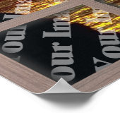 Erstellen Sie Ihr eigenes Fenster mit geblasenem b Poster (Ecke)