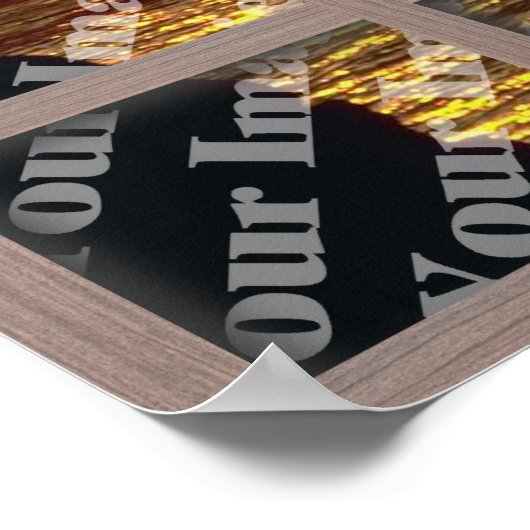 Erstellen Sie Ihr eigenes Fenster mit geblasenem b Poster (Ecke)