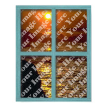 Erstellen Sie Ihr eigenes Fenster mit grünen Holzr