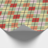 Erstellen Sie Ihr eigenes festes Raute-Muster Geschenkpapier (Ecke)