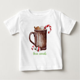 Erstellen Sie Ihr eigenes festes Urlaubskokko Baby T-shirt