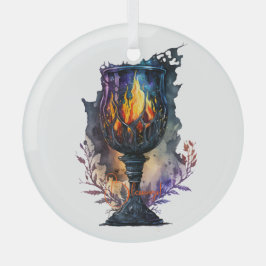 Erstellen Sie Ihr eigenes Feuergefecht Ornament Aus Glas