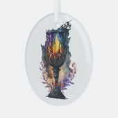 Erstellen Sie Ihr eigenes Feuergefecht Ornament Aus Glas (Vorderseite links)