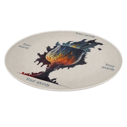 Erstellen Sie Ihr eigenes Feuergefecht Schneidebrett (Ecke)