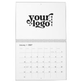 Erstellen Sie Ihr eigenes Firmenlogo 2026 Kalender (Jan 2027)