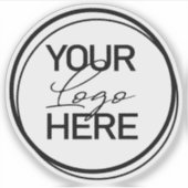 Erstellen Sie Ihr eigenes Firmenlogo Aufkleber (Vorderseite)